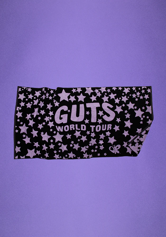 Olivia Rodrigo - GUTS world tour beach towel