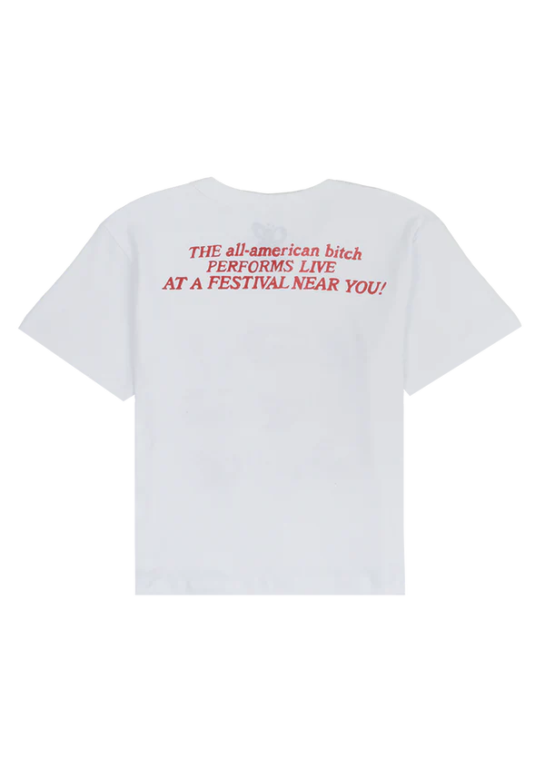 Olivia Rodrigo - at a festival near you crop baby tee