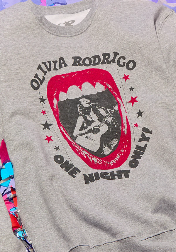 Olivia Rodrigo - one night only crewneck pullover