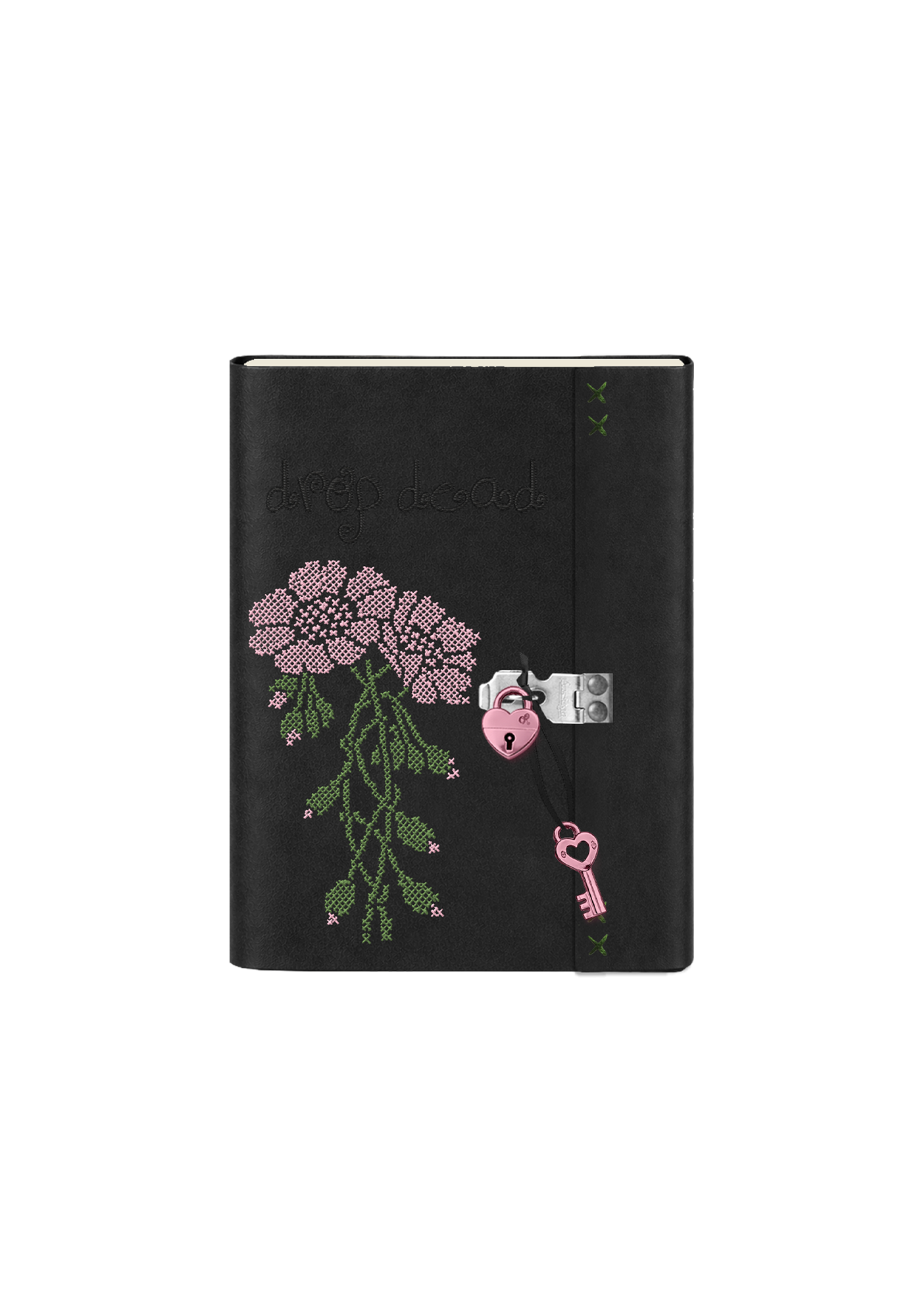 Olivia Rodrigo drop dead ジャーナル オリヴィアロドリゴ drop dead heart keyed padlock journal - Olivia Rodrigo