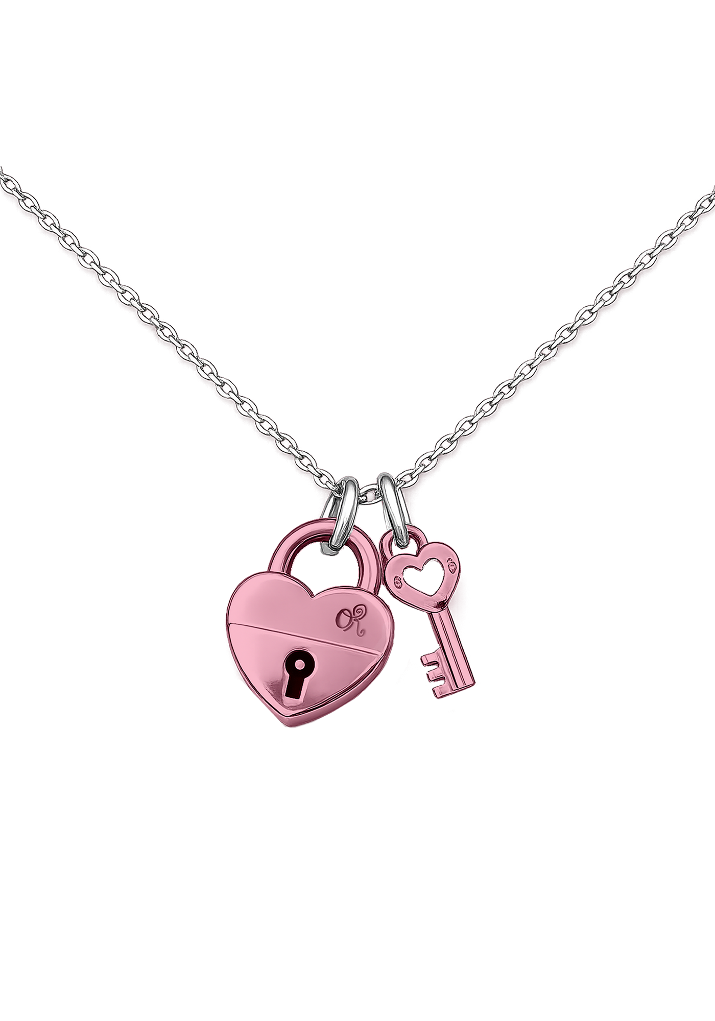 drop dead heart keyed padlock necklace - Olivia Rodrigo