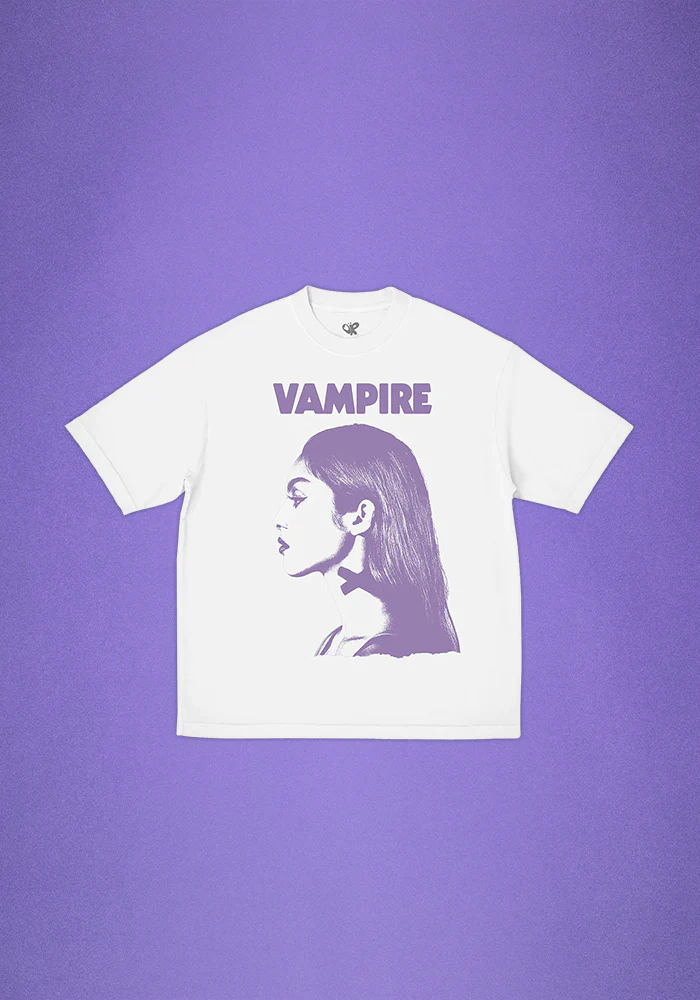 Olivia Rodrigo - vampire white t-shirt