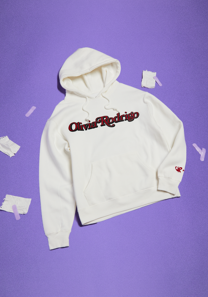 olivia rodrigo x rolling stone white hoodie Olivia Rodrigo