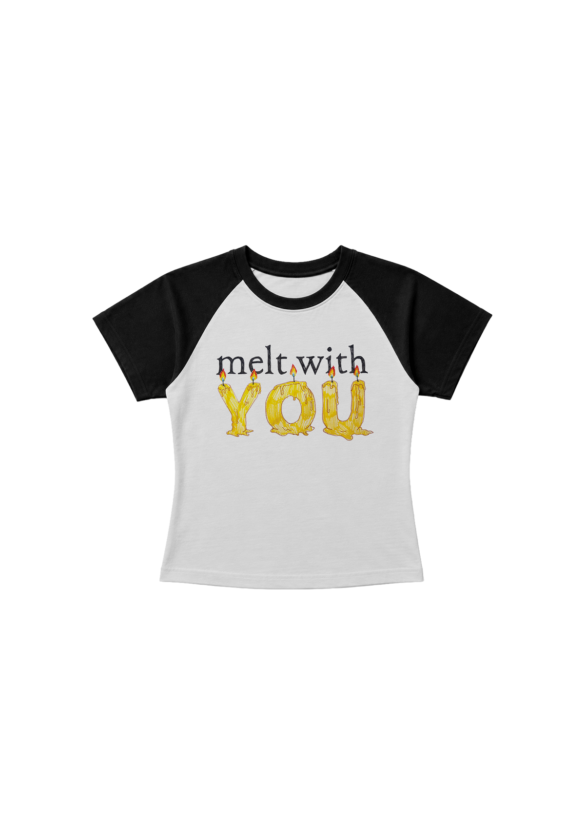 Olivia Rodrigo - melt with you baby cropped raglan