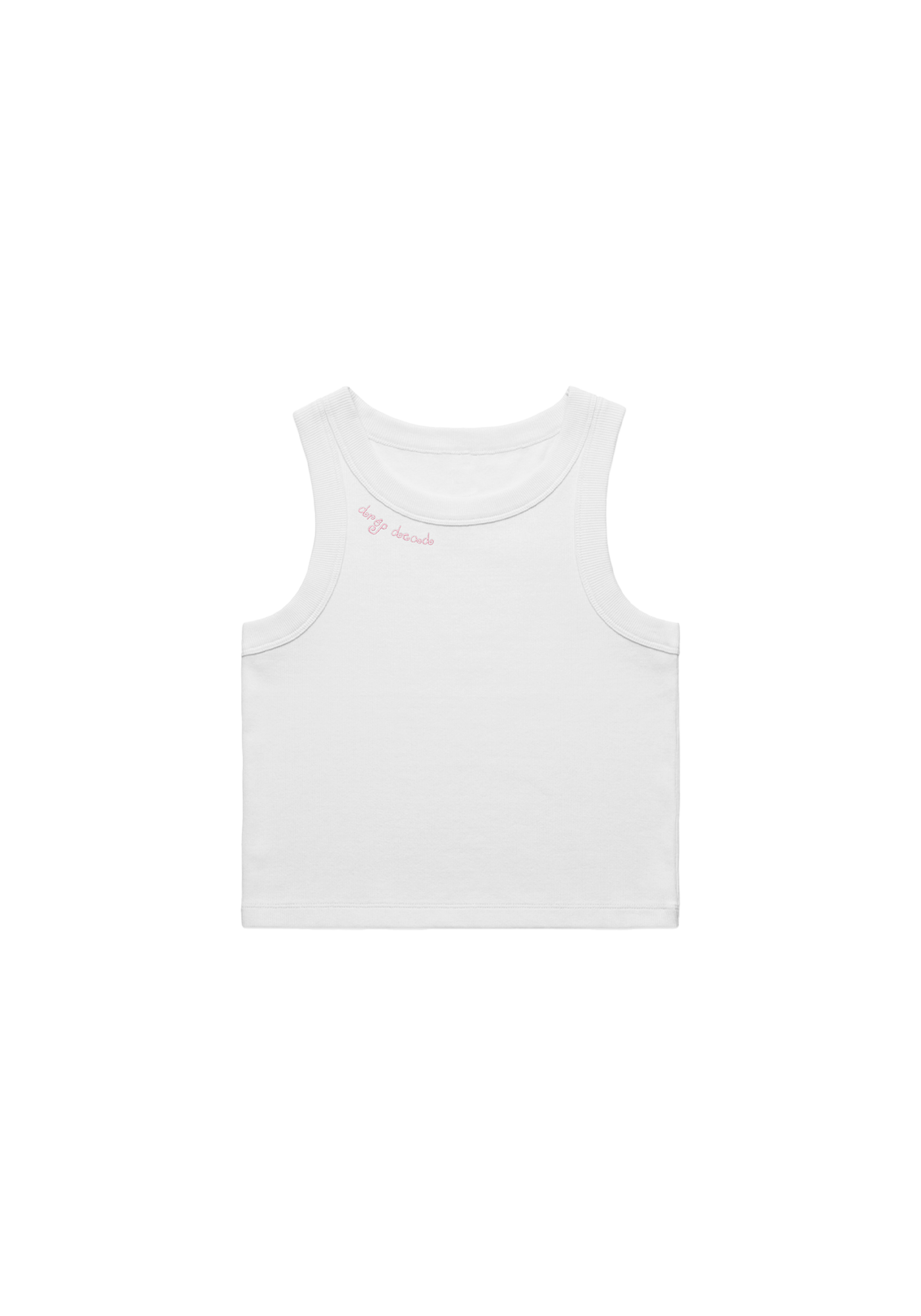 Olivia Rodrigo - drop dead embroidered women's crop tank