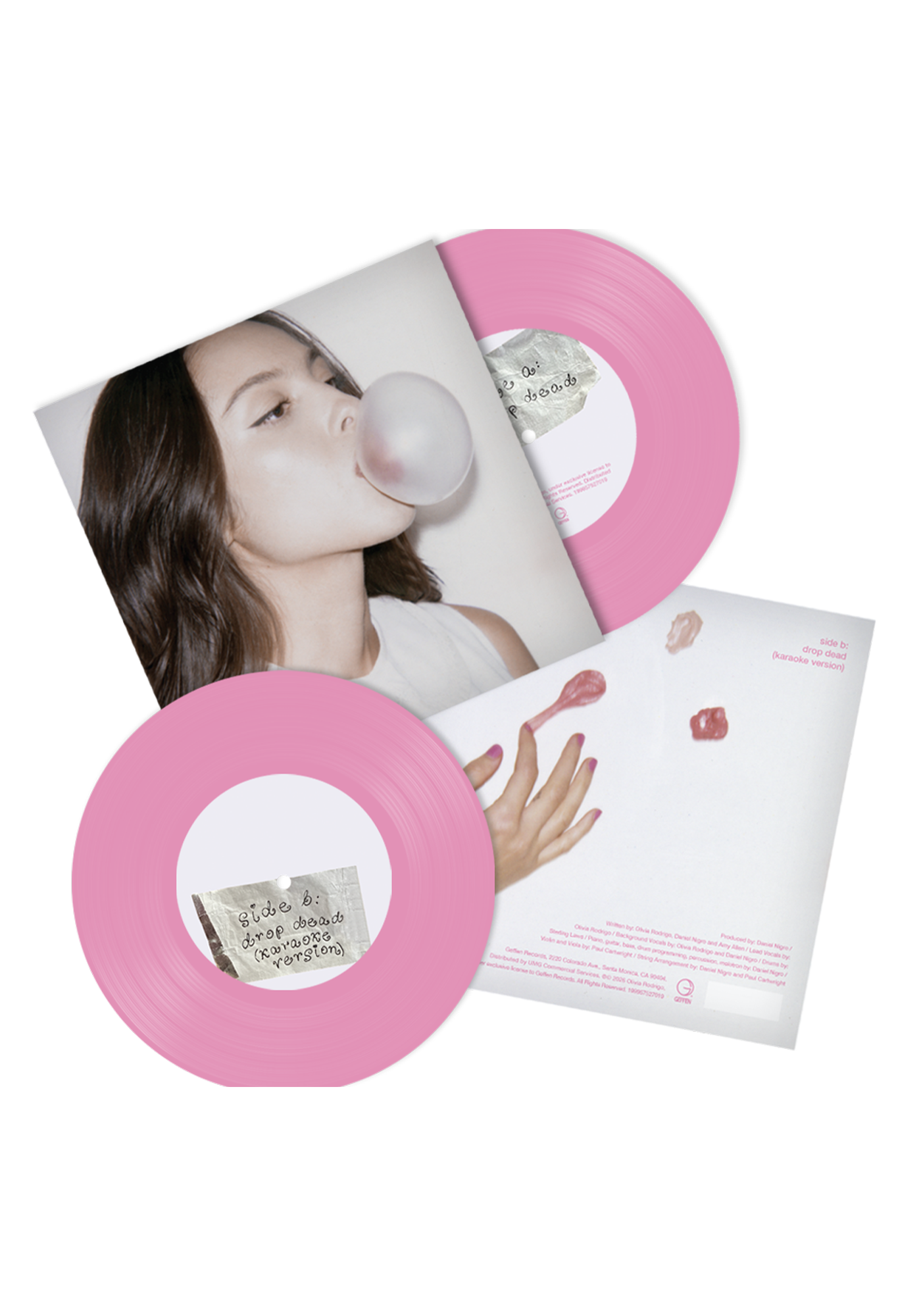 Olivia Rodrigo - drop dead - chewing gum 7" vinyl