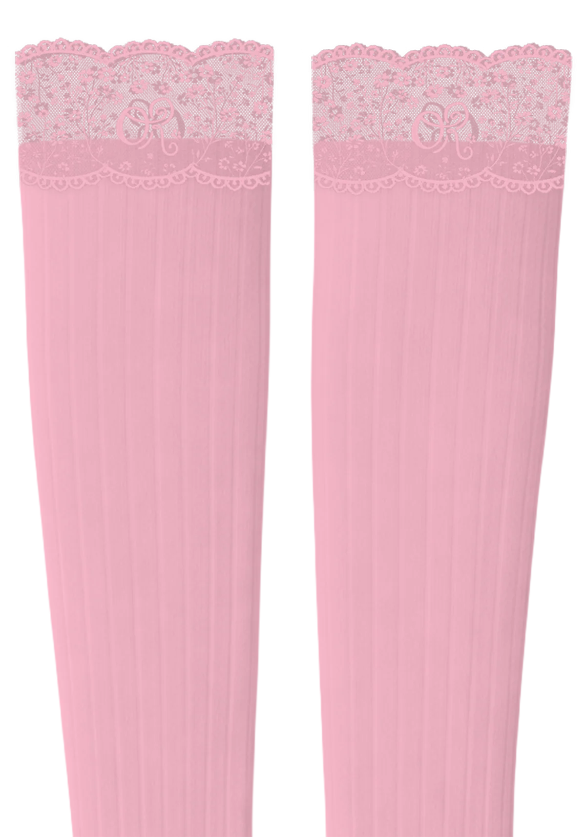 Olivia Rodrigo - logo lace top knee high sock set