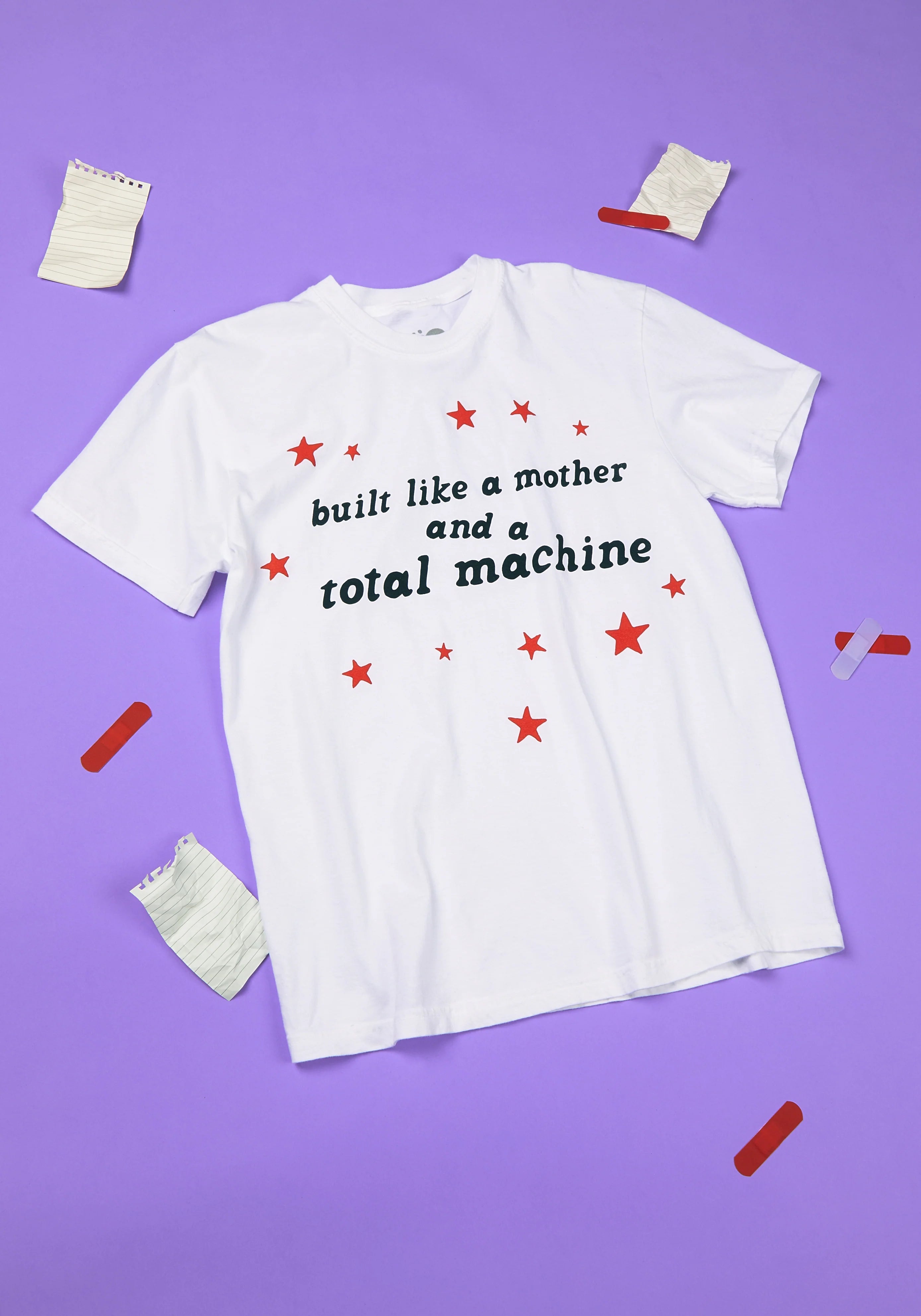 Olivia Rodrigo - built like a mother and a total machine t-shirt