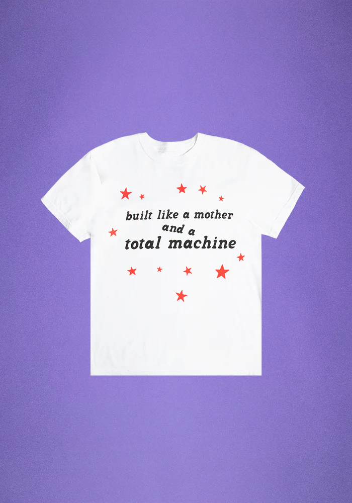 Olivia Rodrigo - built like a mother and a total machine t-shirt