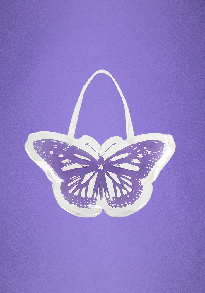 Olivia Rodrigo - butterfly tote in clear