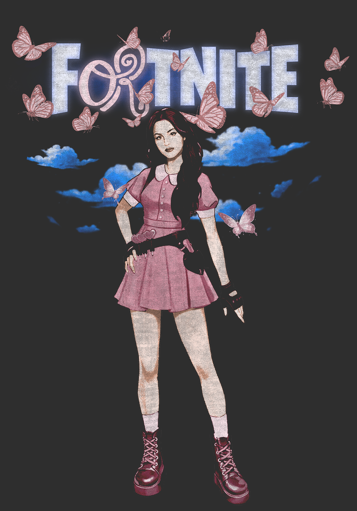 Olivia Rodrigo - olivia rodrigo x Fortnite youth t-shirt
