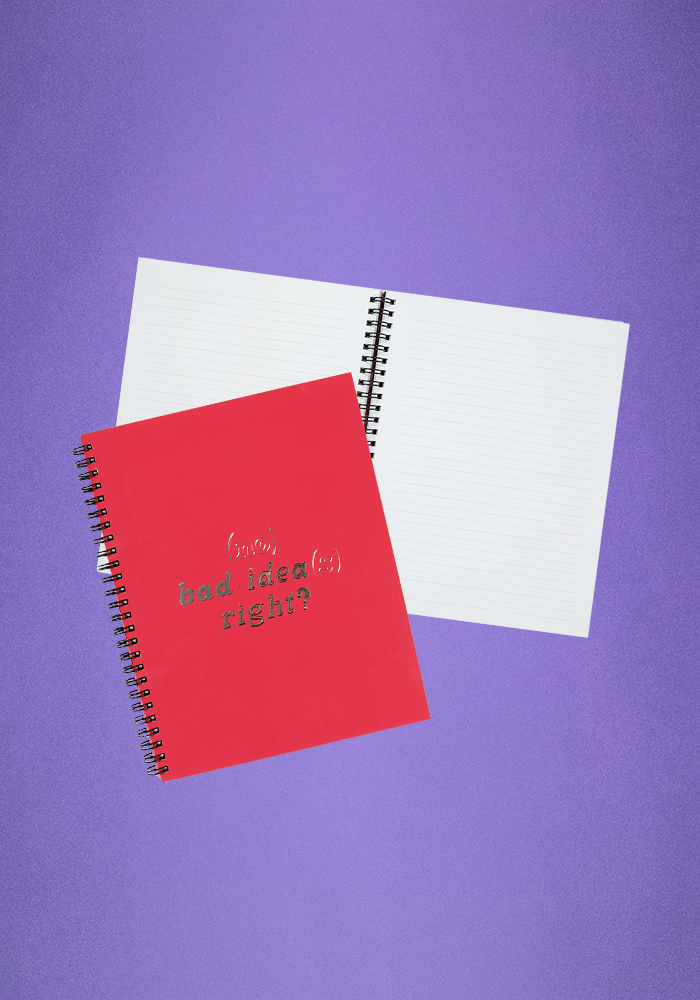 Olivia Rodrigo - (no) bad idea(s) right? notebook