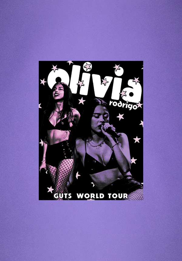 Olivia Rodrigo - GUTS world tour poster