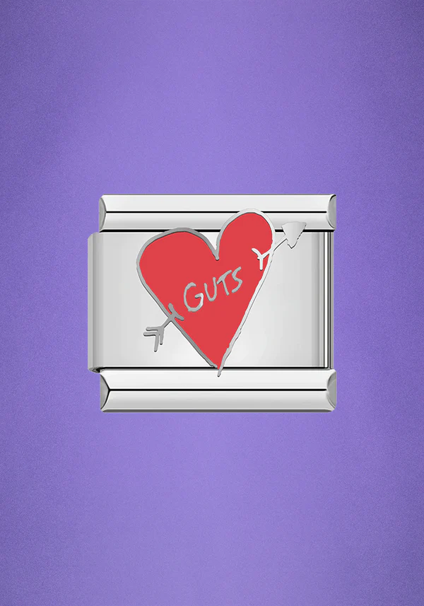 Olivia Rodrigo - GUTS heart charm