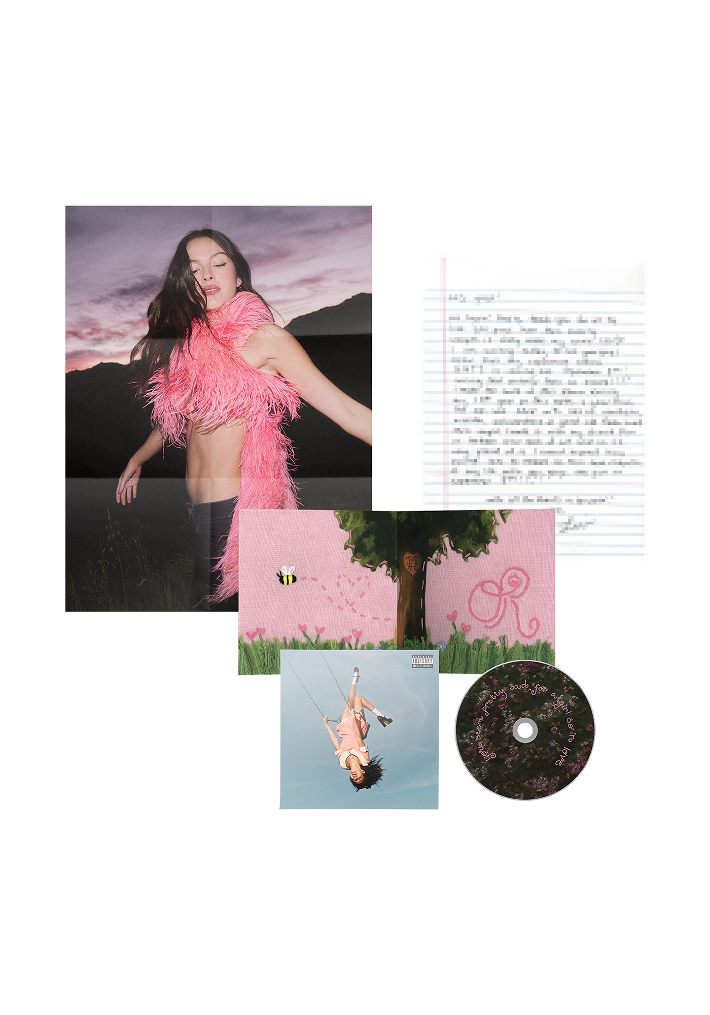Olivia Rodrigo - you seem pretty sad for a girl so in love - uk exclusive cd with letter