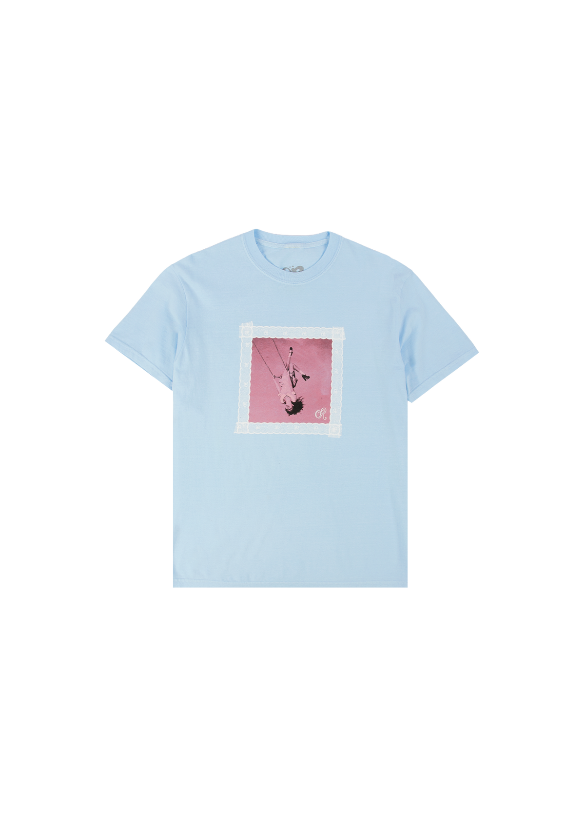 Olivia Rodrigo - lace album cover oversized youth blue t-shirt