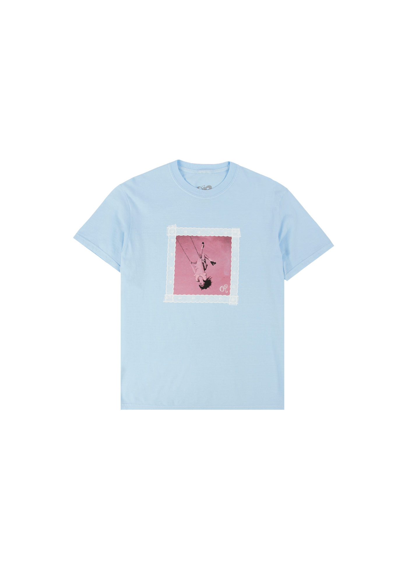 Olivia Rodrigo - lace album cover oversized youth blue t-shirt