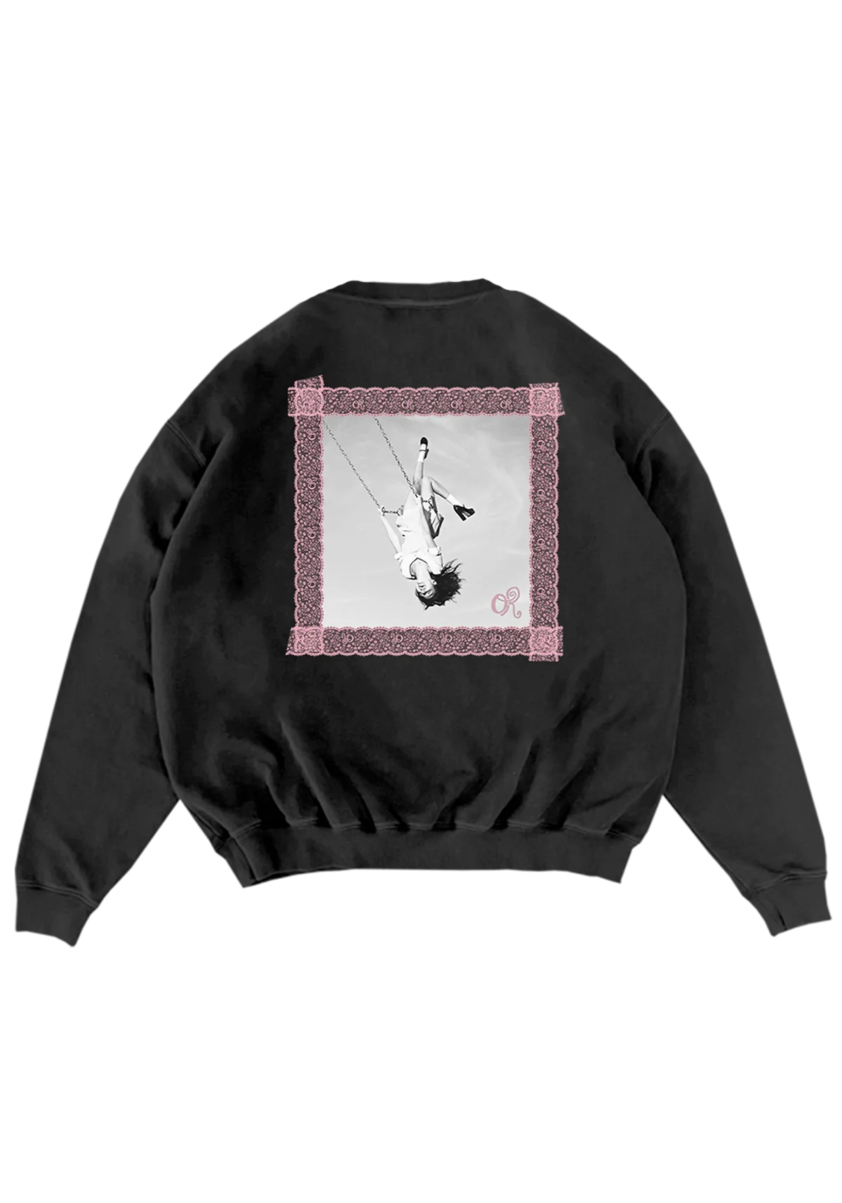 Olivia Rodrigo - lace album cover embroidered crewneck