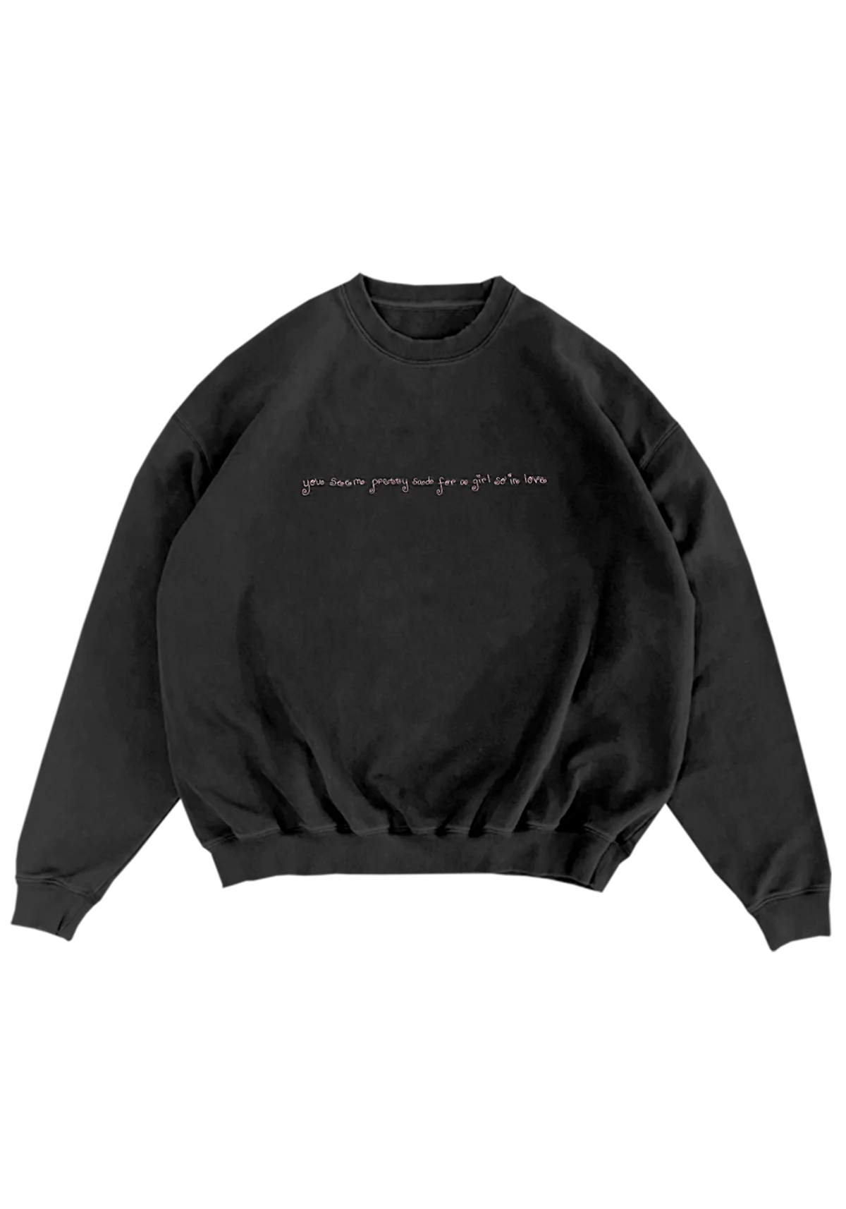 Olivia Rodrigo - lace album cover embroidered crewneck