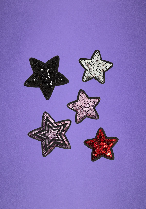 Olivia Rodrigo - sequin star patch set