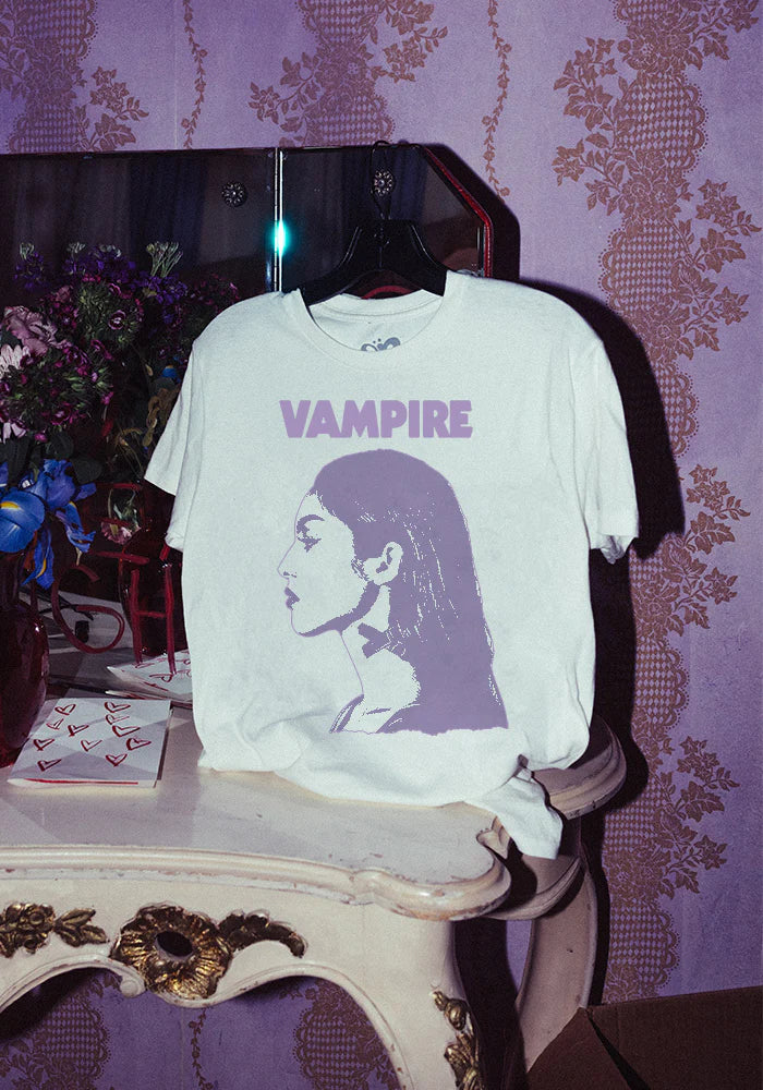 Olivia Rodrigo - vampire white t-shirt