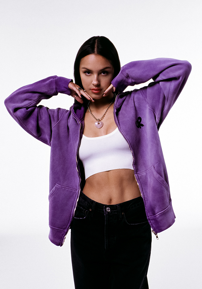 Olivia Rodrigo - bad idea right? zip-hoodie