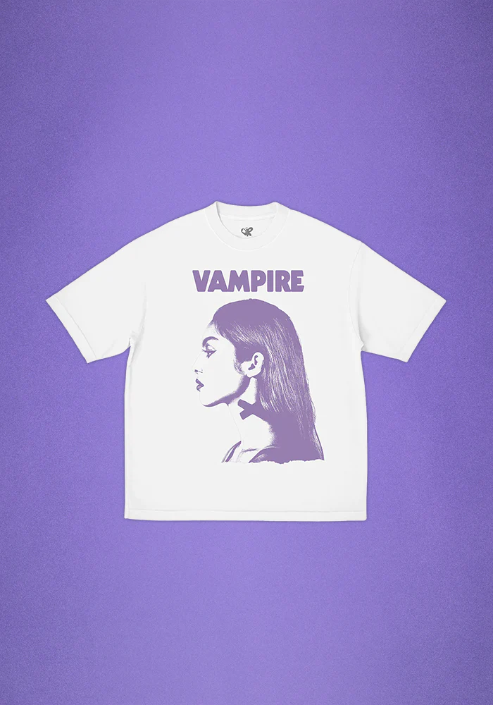vampire white t shirt Olivia Rodrigo