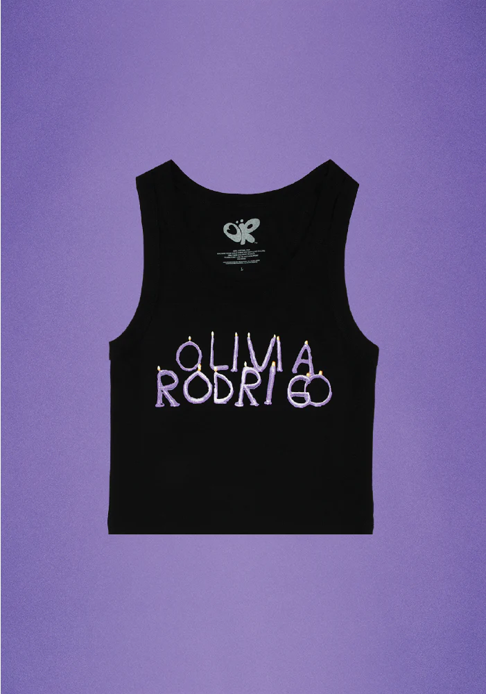 Olivia Rodrigo - GUTS baby tank - black