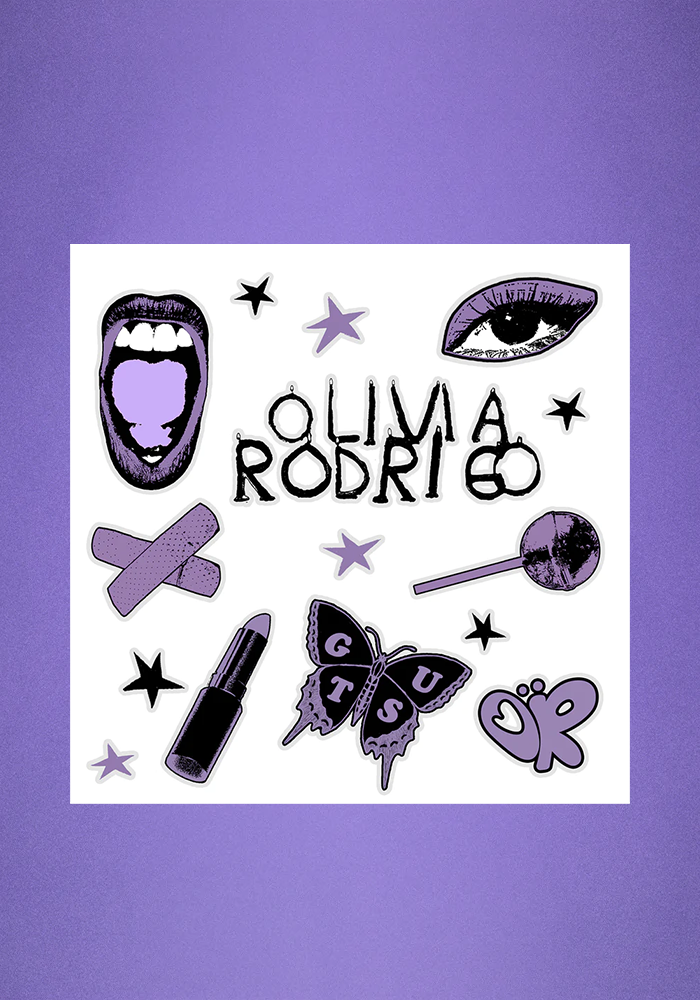 Olivia Rodrigo - GUTS sticker sheet