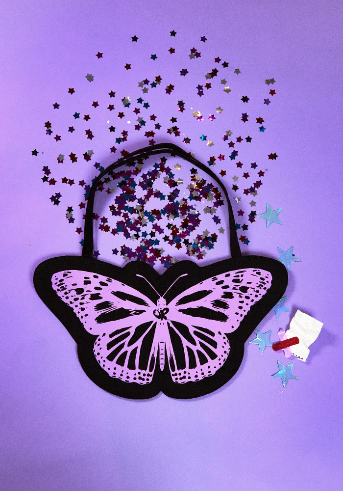 Olivia Rodrigo - butterfly tote in black