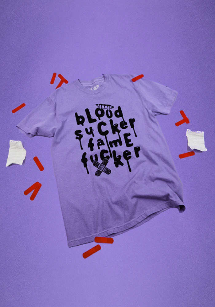 Olivia Rodrigo - blood sucker fame fucker t-shirt