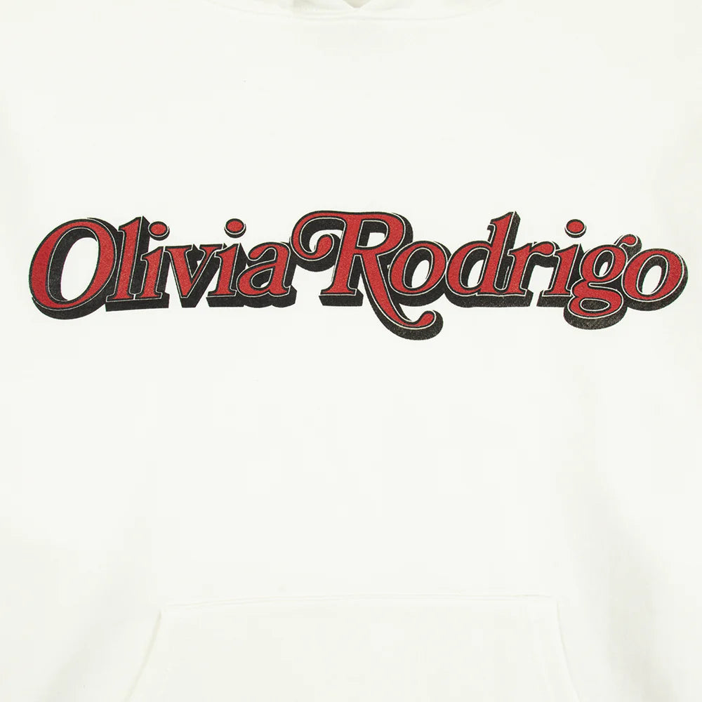 Olivia Rodrigo - olivia rodrigo x rolling stone white hoodie