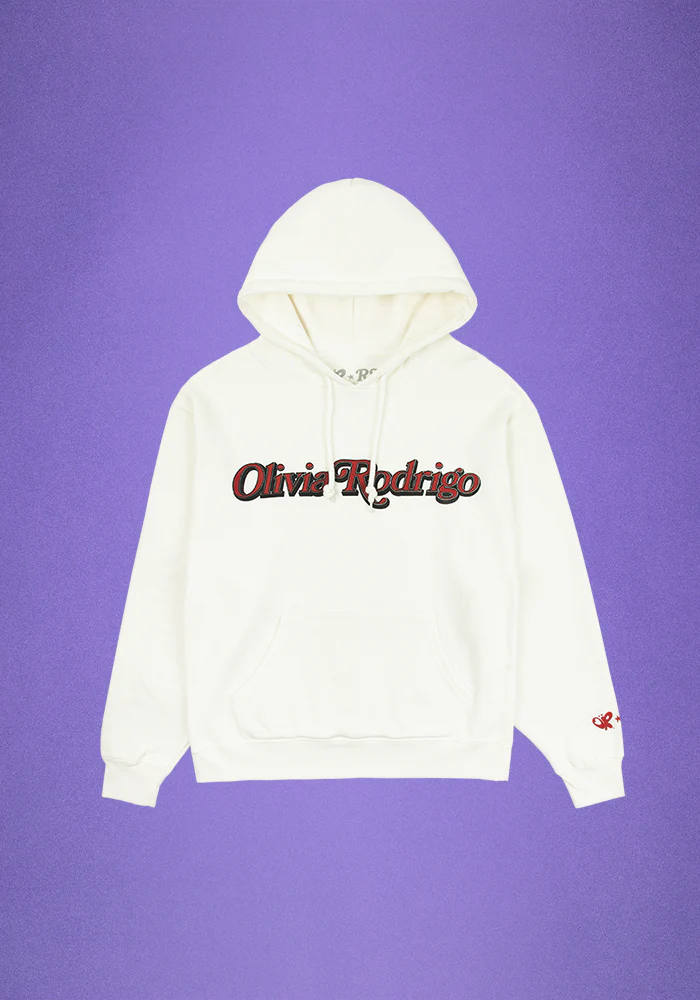 olivia rodrigo x rolling stone white hoodie Olivia Rodrigo